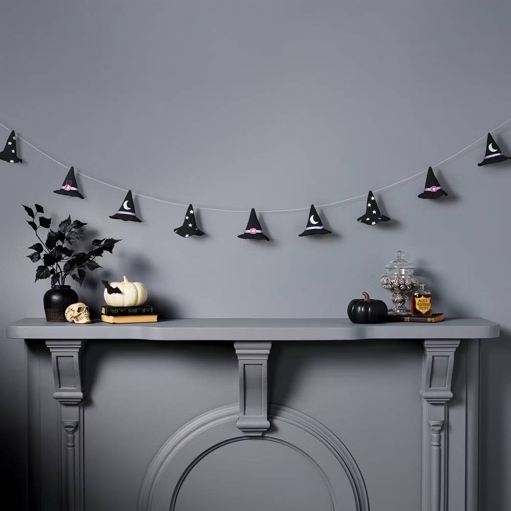 Hyde and EEK! 72" Witch Hat Decorative Wall Garland